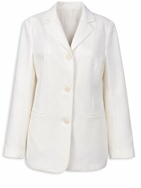 Bob Mackie Studio Ivory Blazer Jacket Women’s Size 10